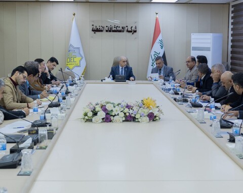 Oil Exploration Company holds its periodic meeting with the heads of seismic crews