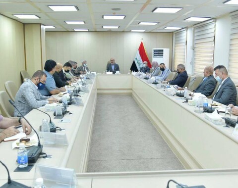 ترأس الخبير باسم محمد خضير مدير عام شركة الاستكشافات النفطية اجتماعه الأول في يوم الاربعاء الموافق ٢٨/ ٧/ ٢٠٢١