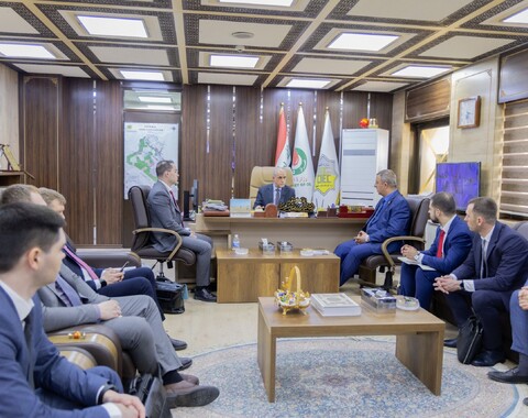 OEC Director General receives a delegation from the Russian company Lukoil, They Discuss Enhancing Joint Cooperation Between the Two Companies