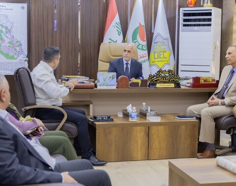 The Director General of Oil Exploration Company receives the internal audit team for the Energy Management System