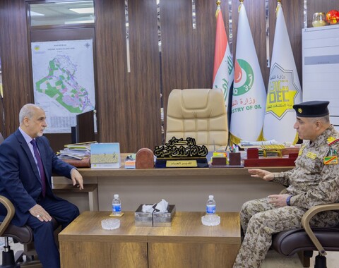OEC Director General Discusses the Security Cooperation with Al-Anbar Operations Commander