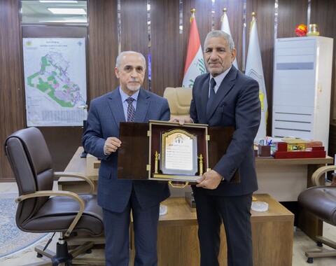 Director General of Oil Exploration Company Receives Chairman of Mercy Organization for Orphan Rehabilitation