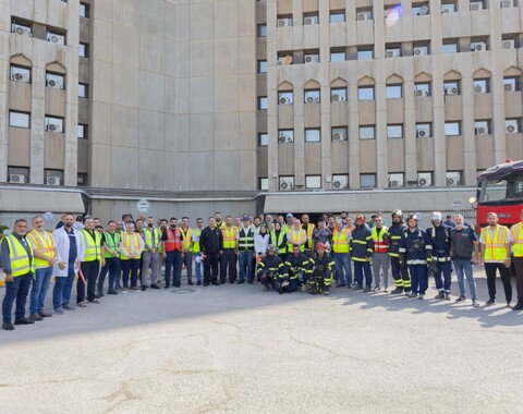 In implementation of the directives of the Deputy Prime Minister for Energy Affairs and Minister of Oil, The Ministry of Oil conducts a virtual safety and emergency practice