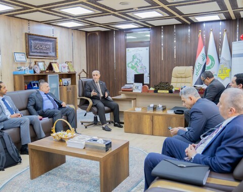 Director General of Oil Exploration Company Receives Delegation from Egyptian Ministry of Petroleum and Mineral Resources